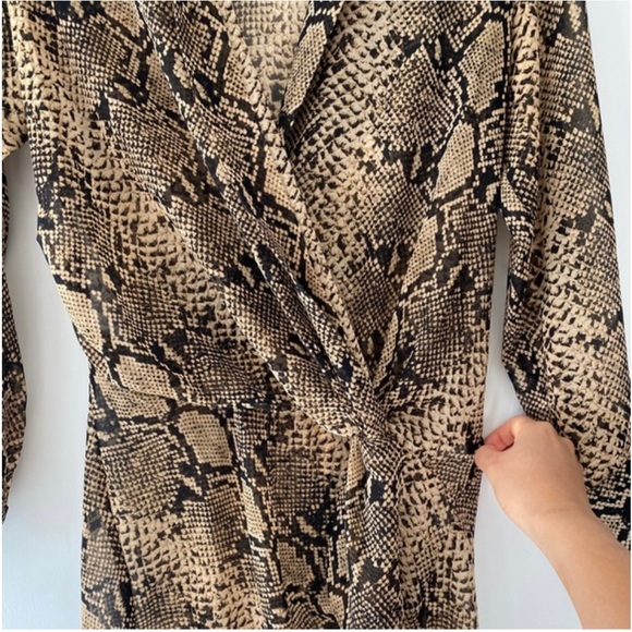 Zara Snake Print Blouse - Picture 6 of 8